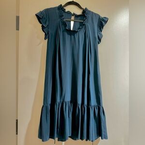 Isabel Marant Green Mini Dress Size 0 | 100% silk dress